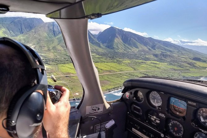Maui Circle Island-PRIVATE-Air Tour for 2-5: Waterfalls & Lava! - Lava fields and the foot of Haleakala