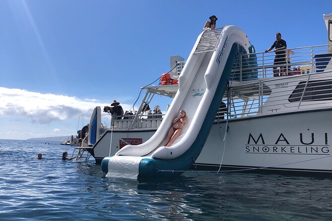 Maui: Molokini & Turtle Town Snorkel & Waterslide Adventure - A 6:30 a.m. Start at Maalaea Harbor