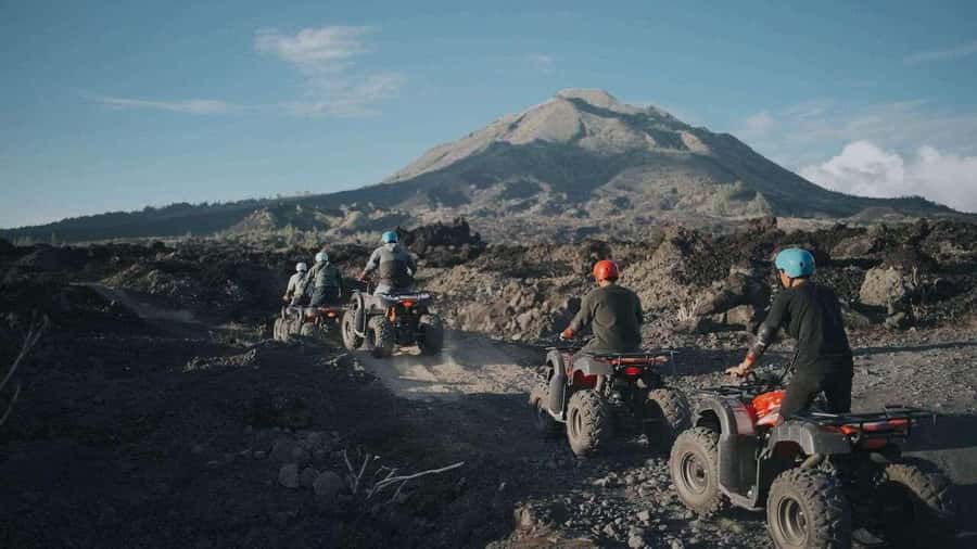 Mount Batur: ATV Quad Bike Black Lava & Sand Adventure - Sunrise, sunset, and the cooler Kintamani air