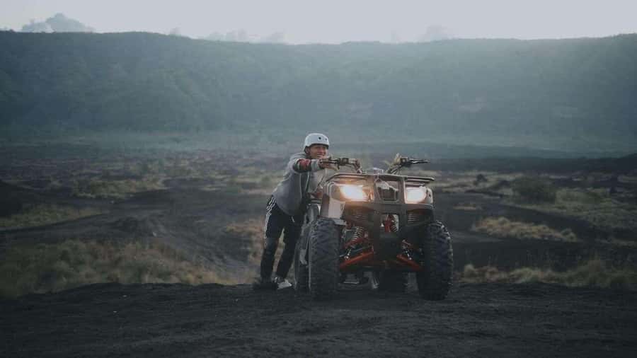 Mount Batur: ATV Quad Bike Black Lava & Sand Adventure - Beginner instruction and guide support
