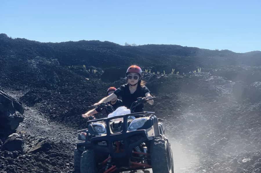 Mount Batur: ATV Quad Bike Black Lava & Sand Adventure - The volcanic ground and the condition of the ATVs
