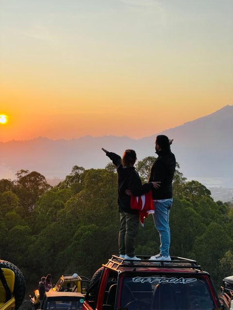 Mount Batur Jeep Sunrise & Black Lava - Sunrise from the Mount Batur viewpoint