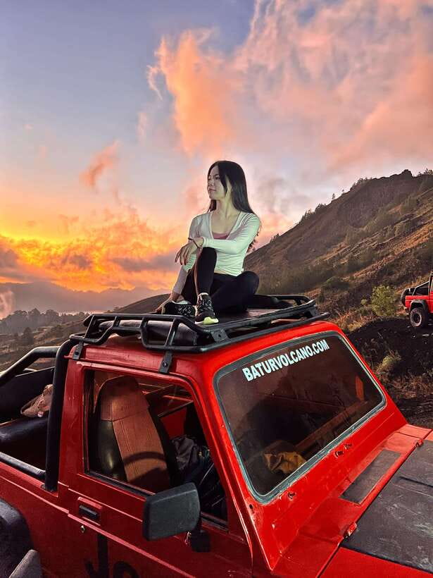 Mount Batur Jeep Sunrise & black lava with breakfast - Mount Batur sunrise without the uphill climb