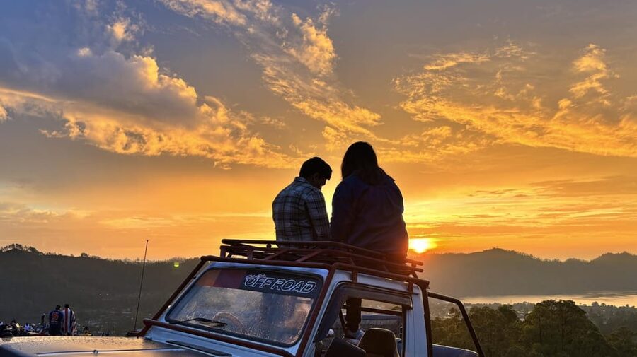 Mount Batur Sunrise Jeep & Black Lava Adventure - A Few Hours at the Natural Thermal Spring