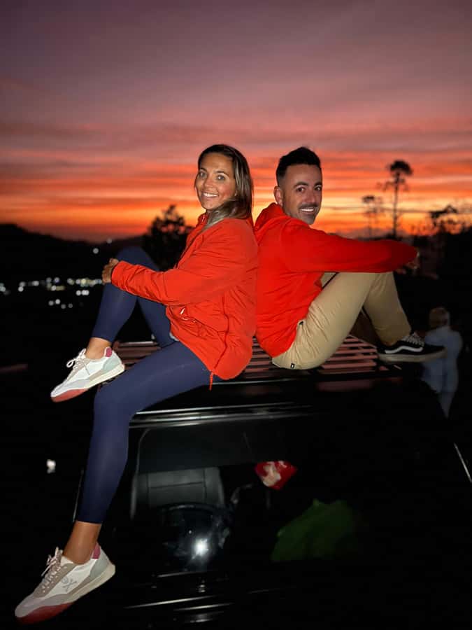 Mount batur: sunrise tour by 4wd & black lava - Waiting for sunrise at 1,350 meters