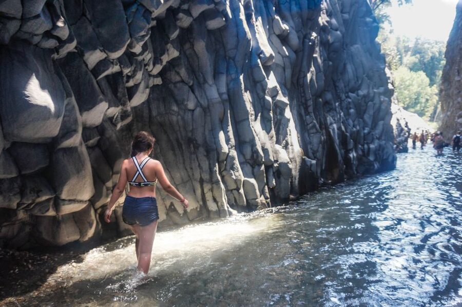 Mount Etna and Alcantara Gorges Day Trip - Inside an Etna lava tube