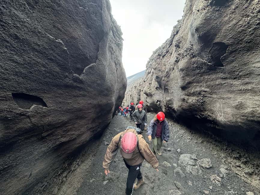 Mount Etna: Day trip to the high altitude craters at 3000 meters trekking - Hot Fumaroles and Steam at 3,000 Meters