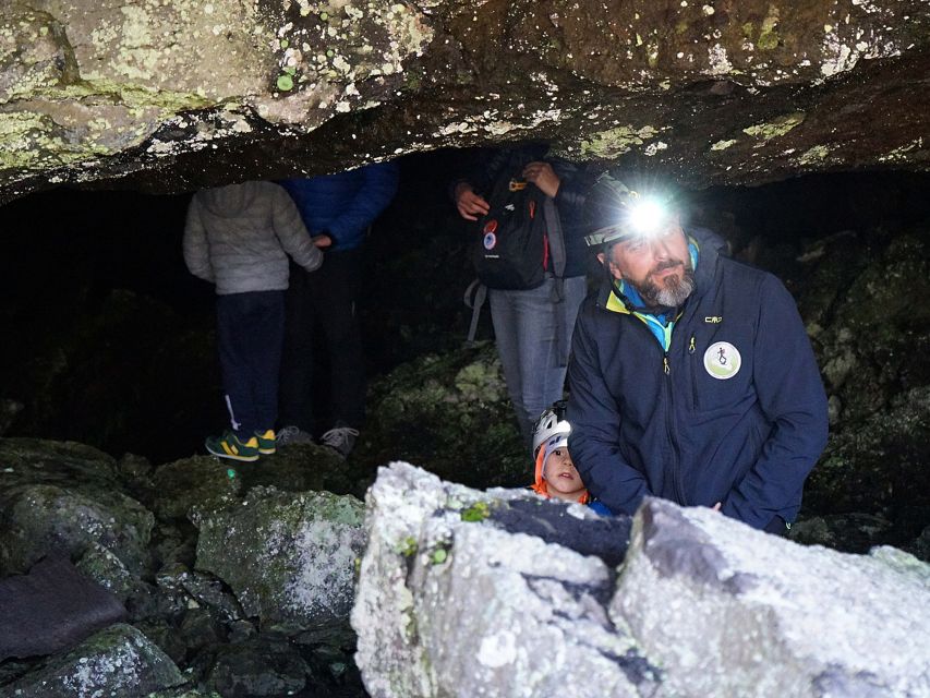 Mount Etna: Half-day Morning Jeep Tour - Inside the volcanic cave with helmet and torch