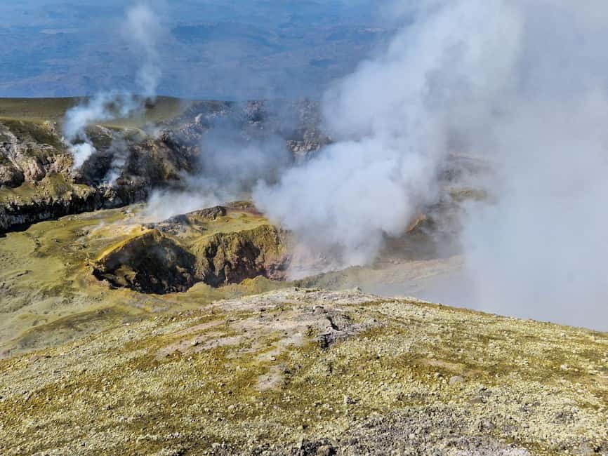 Mount Etna: Hike to the top 3350mt from the North Side - Reaching the Central Crater at about 3,320 metres