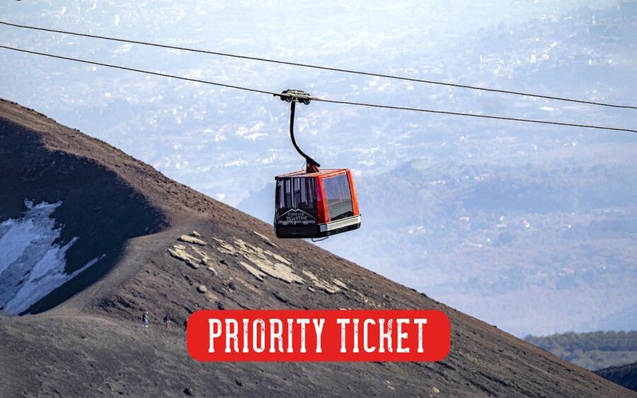 Mount Etna: Return Funivia dell'Etna Cable Car Ticket - Arriving at Piazzale Funivia near Rifugio Sapienza