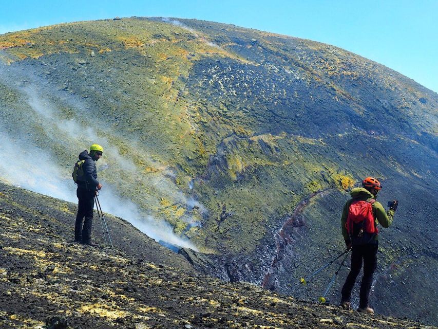 Mount Etna, Sicily: Summit Excursion by 4x4 and Hiking - Hiking toward the summit craters at 3,260 meters