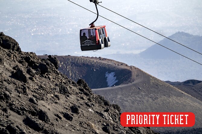 Mount Etna South Slope: Ticketing for the Etna Cable Car - The cable car ride to 2,500 meters