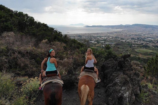 Mount Vesuvius Guided Horse Riding Tour with Sample Wine - Wine, snacks, and a family ranch welcome