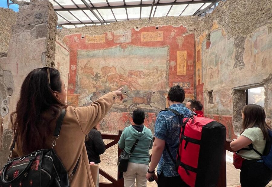 Naples: Pompeii & Mt. Vesuvius Day Trip with Tickets & Lunch - Meeting in Naples and riding south