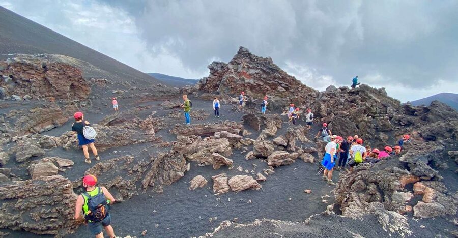 Nicolosi: Excursion Etna Craters at 3000 mt. - Meeting at Bar Esagonal before the Etna ascent