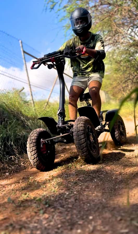 Oahu: Stand-Up ATV Adventure at Coral Crater Adventure Park - What the Coral Crater EzRaider ride is really like