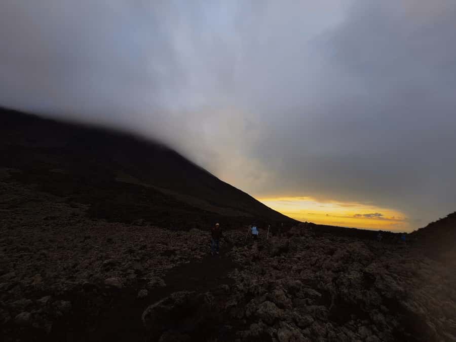 Pacaya Volcano Tour from Antigua Guatemala - The uphill route and its changing scenery