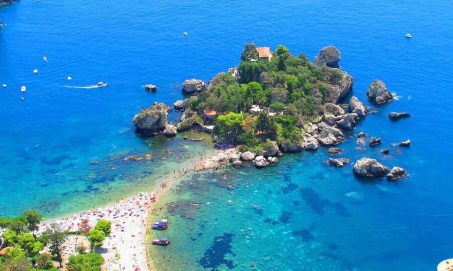 Palermo/Cefalù: Mount Etna and Taormina Day Trip - Castelmola and the view over Giardini Naxos