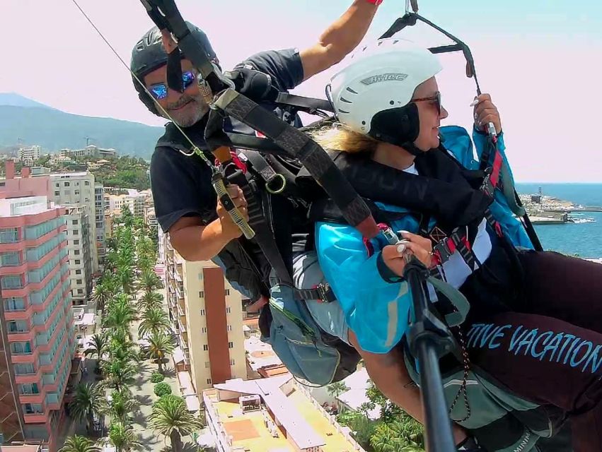 Paragliding from Puerto de la Cruz or Teide National park - Coastal views and beach landings