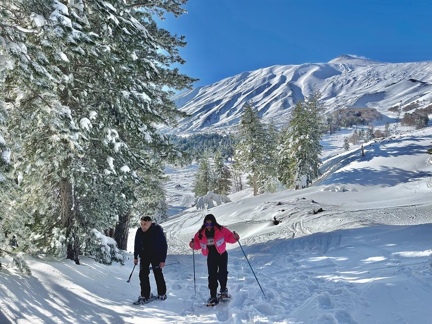 Piano Provenzana: Guided Mt. Etna Snowshoeing Trek - The first 15 minutes: safety and equipment