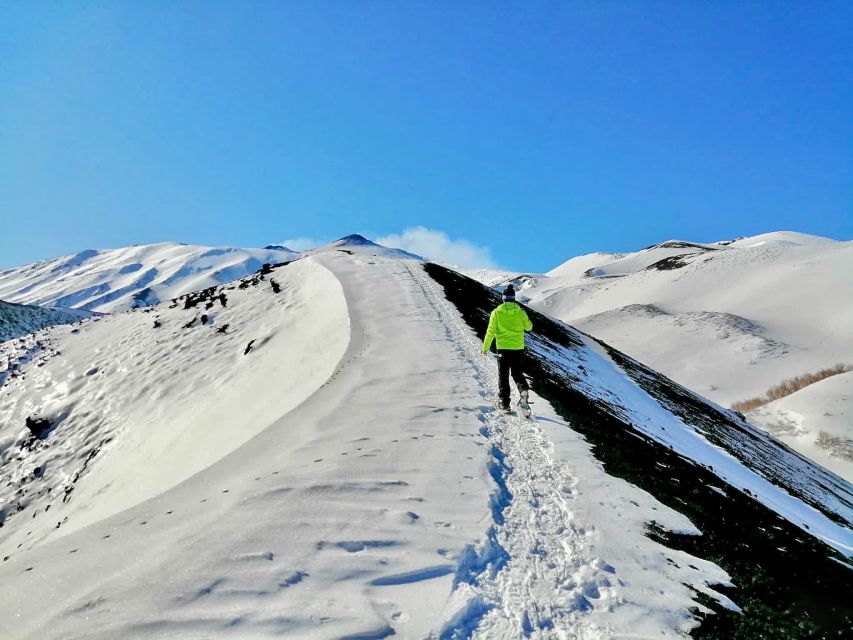 Piano Provenzana: Guided Mt. Etna Snowshoeing Trek - Meeting at Piano Provenzana beside the chairlift