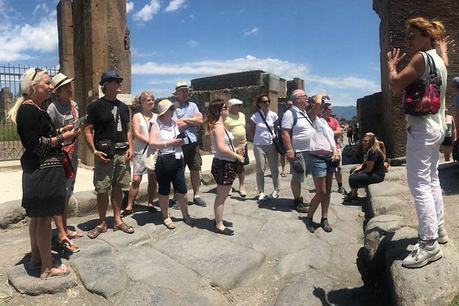 Pompeii and Vesuvius Small Group Tour From Naples with Pizza - Transport, timing, and group size