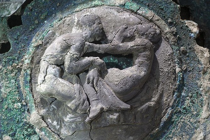 Pompeii and Vesuvius Tour with Pickup - Entering Pompeii with a licensed guide