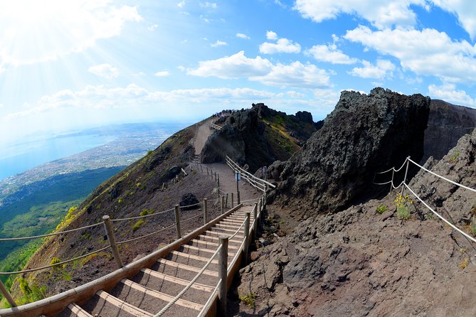 Pompeii, Herculaneum & Mt Vesuvius Private Tour from Naples - Walking up Mount Vesuvius