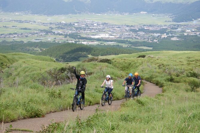Private E-MTB guided cycling around Mt. Aso volcano & grasslands - What the $203.63 price gets you