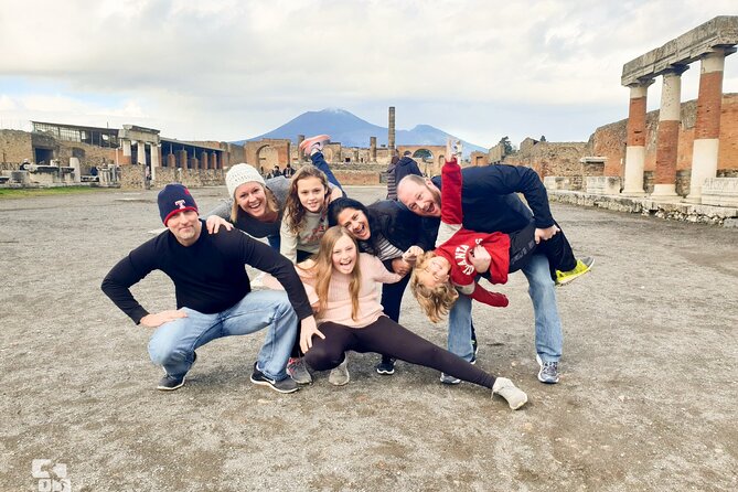 Private Pompeii Tour with Archaeologist & Winery on Mt Vesuvius - The Chaste Lovers block and Pompeii’s active excavations