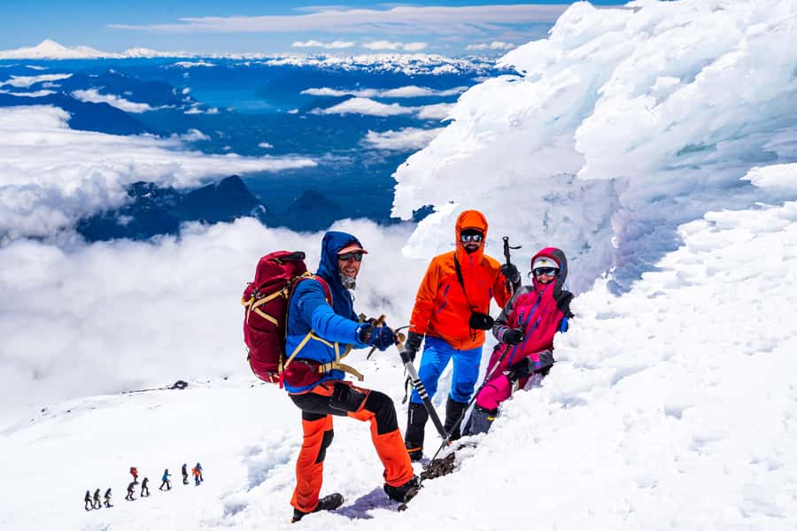 Pucón: Ascent to Villarrica Volcano - The glacier section and basic ice skills
