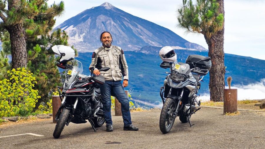 Puerto de la Cruz Motorbike tour through Teide National Park - Entering Teide National Park