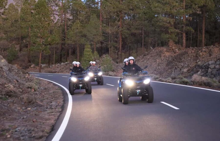 Puerto de la Cruz: Quad Sunset Volcano Teide National Park - The descent through the clouds