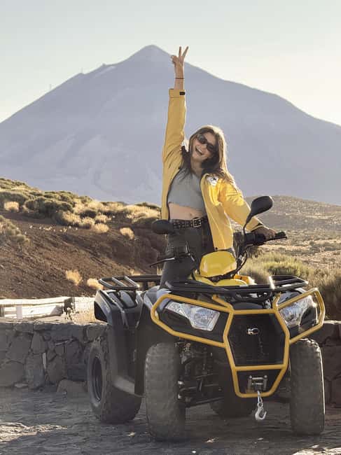 Puerto de la Cruz: Quad Tour to Teide at Sunset with Snack & Photos - Teide National Park at About 2,400 Meters