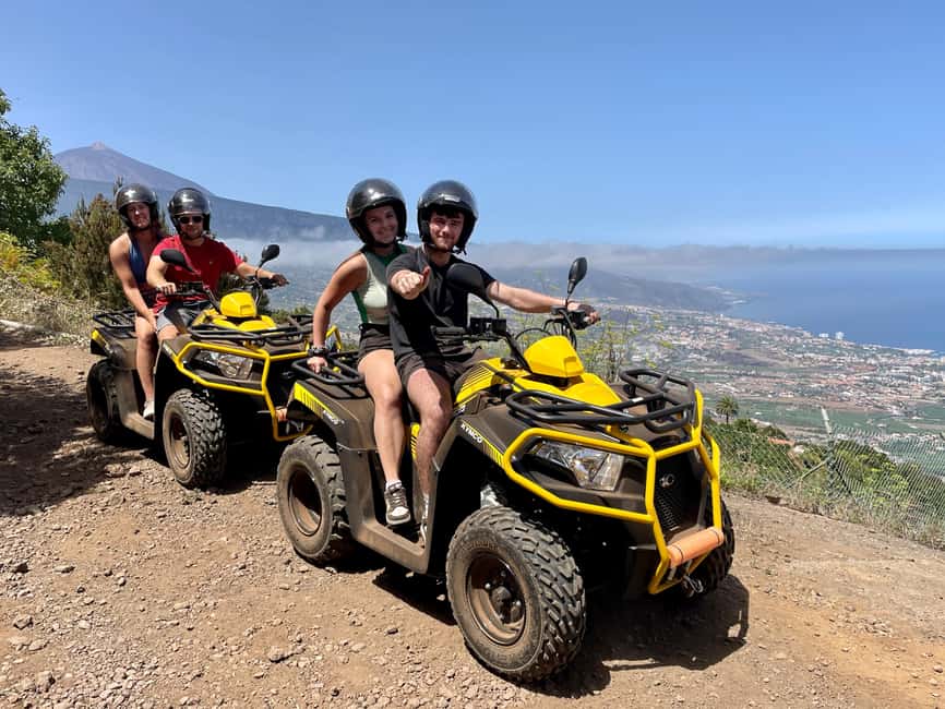 Puerto de la Cruz: Quad Tour to Teide or Off-Road Adventure - Starting in Puerto de la Cruz: safety before scenery