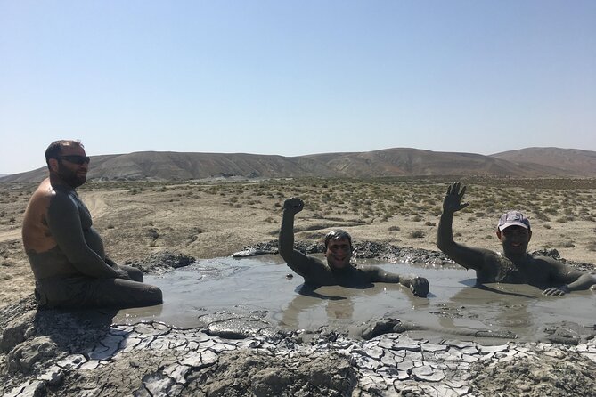 Qobustan rock arts, Mud Volcanoes, Fire temple Ateshgah, Yanardag - The road time and the private vehicle
