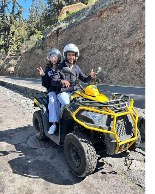 Quad bike excursion to the EL TEIDE volcano - The first hour toward Teide National Park