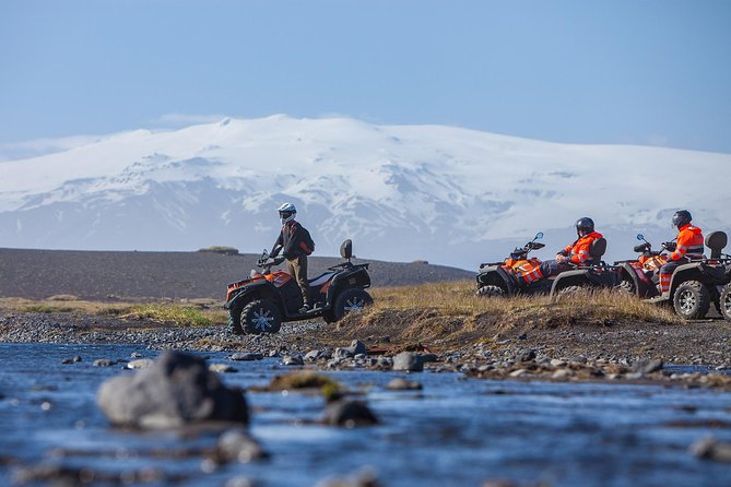 Quad Bike Tour on Black Lava Sands from Mýrdalur - The black beach and glacier views