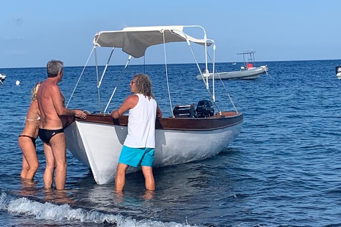 Rent our boat Principessa in Stromboli - A practical route around the island
