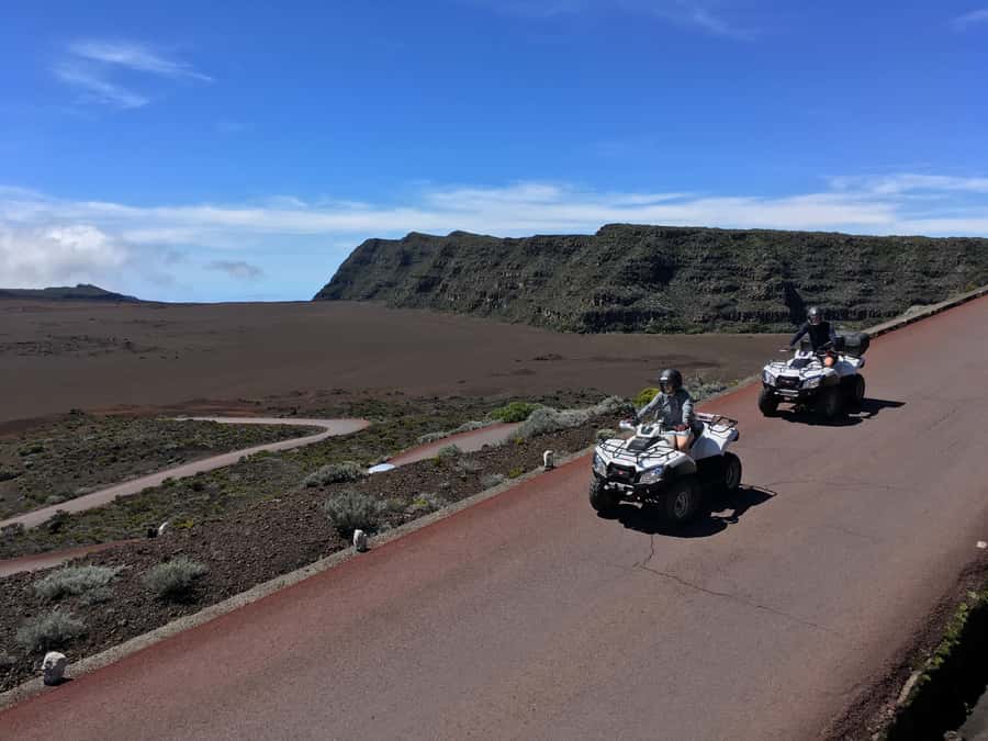 Reunion Island: Volcano Road Quad Tour - Following the Volcano Road toward Piton de la Fournaise