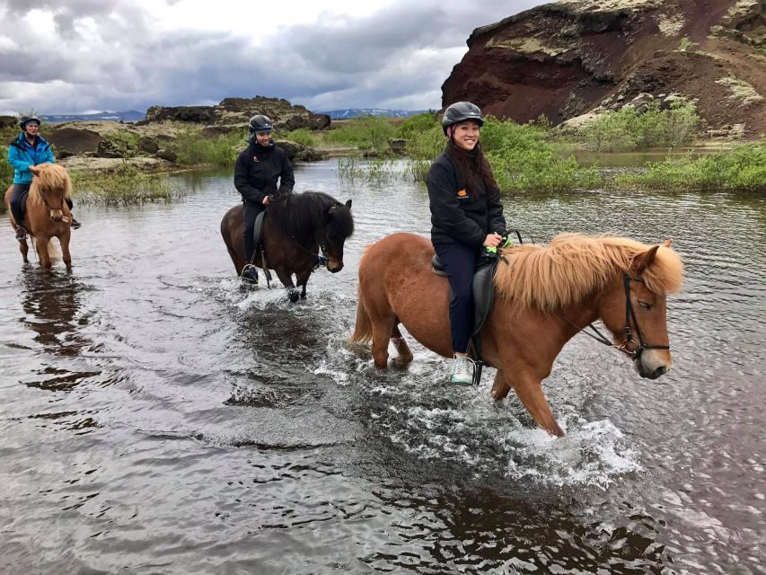Reykjavik: Small-Group Horse Volcano Riding Tour with Pickup - Crossing Hólsmheiði on an Icelandic horse
