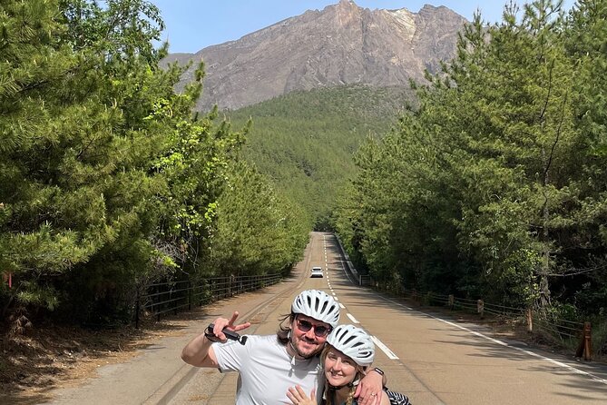 Sakurajima Century Lava Climb Journey with E-bike - The e-bike climb to Yunohira Observatory