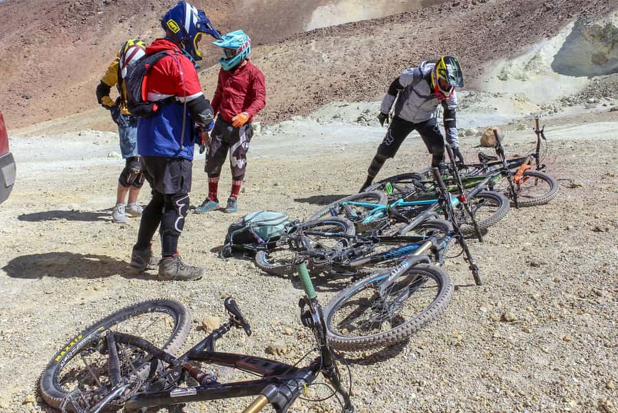 San Pedro de Atacama: Volcano Downhill Bike Tour - Reaching Cerro Toco at about 17,000 feet