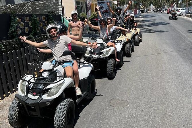 Santorini ATV Highlights Tour: Oia, Viewpoints & Volcanic Beaches - Pyrgos and Profitis Ilias: the island from its highest point