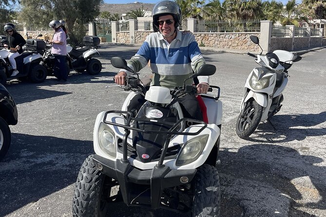 Santorini ATV Highlights Tour: Oia, Viewpoints & Volcanic Beaches - Red Beach from above