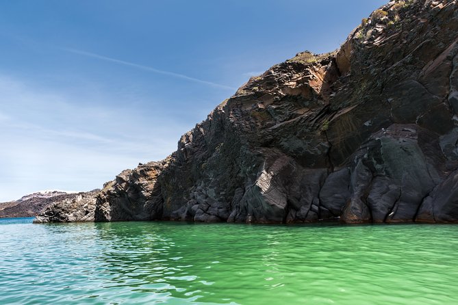 Santorini Caldera Cruise Tour (Volcano, Hot Springs, Thirassia) - Nea Kameni: a short hike across an active volcanic island