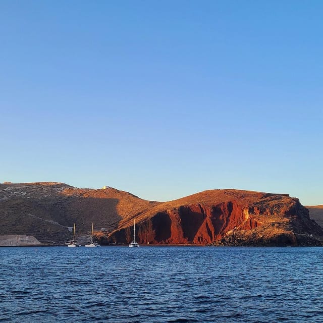 Santorini:Cruises with Catamaran around the Volcanic Island. - From Your Hotel to Vlychada Marine