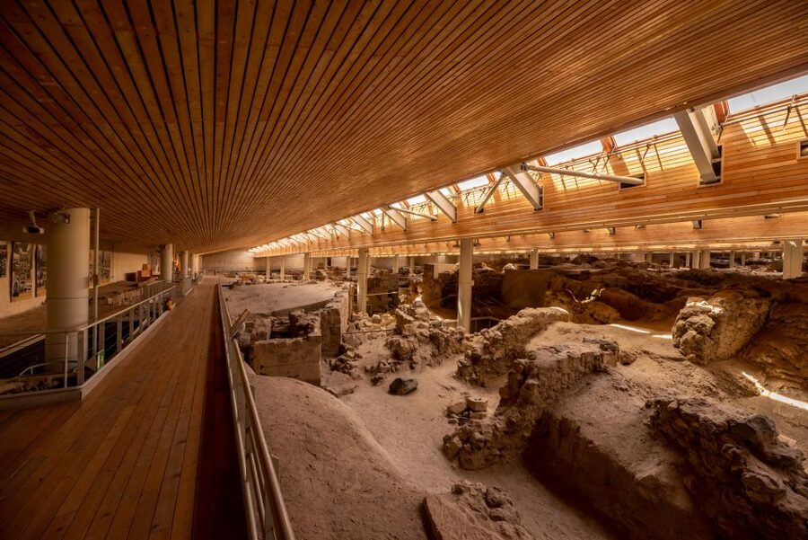 Santorini: Mythical Day Trip to Akrotiri with Volcano Cruise - The wooden boat ride to Santorini Volcano