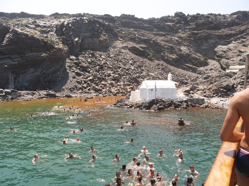 Santorini Port: 3 Hour Cruise to Volcano and Hot Springs - How much does the $35 price really include?