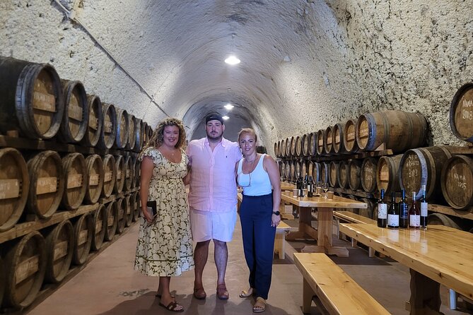 Santorini Volcanic Wine Tour – Private Tasting with Local Expert - Venetsanos Winery and the caldera finale